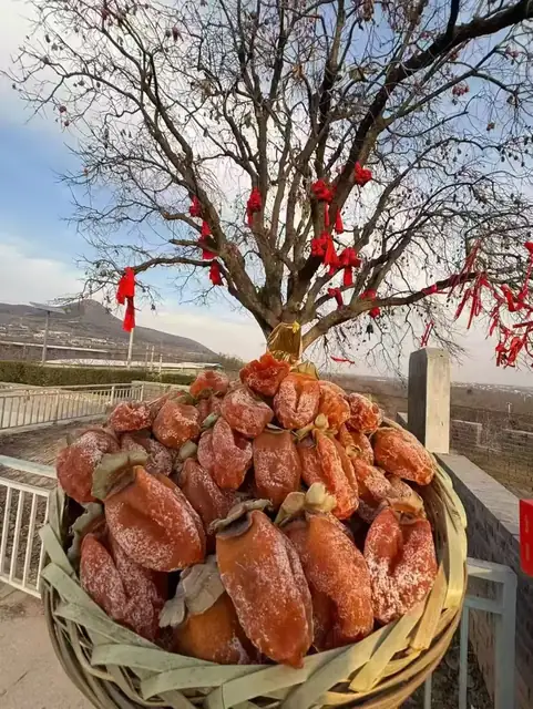 柿饼成品实拍